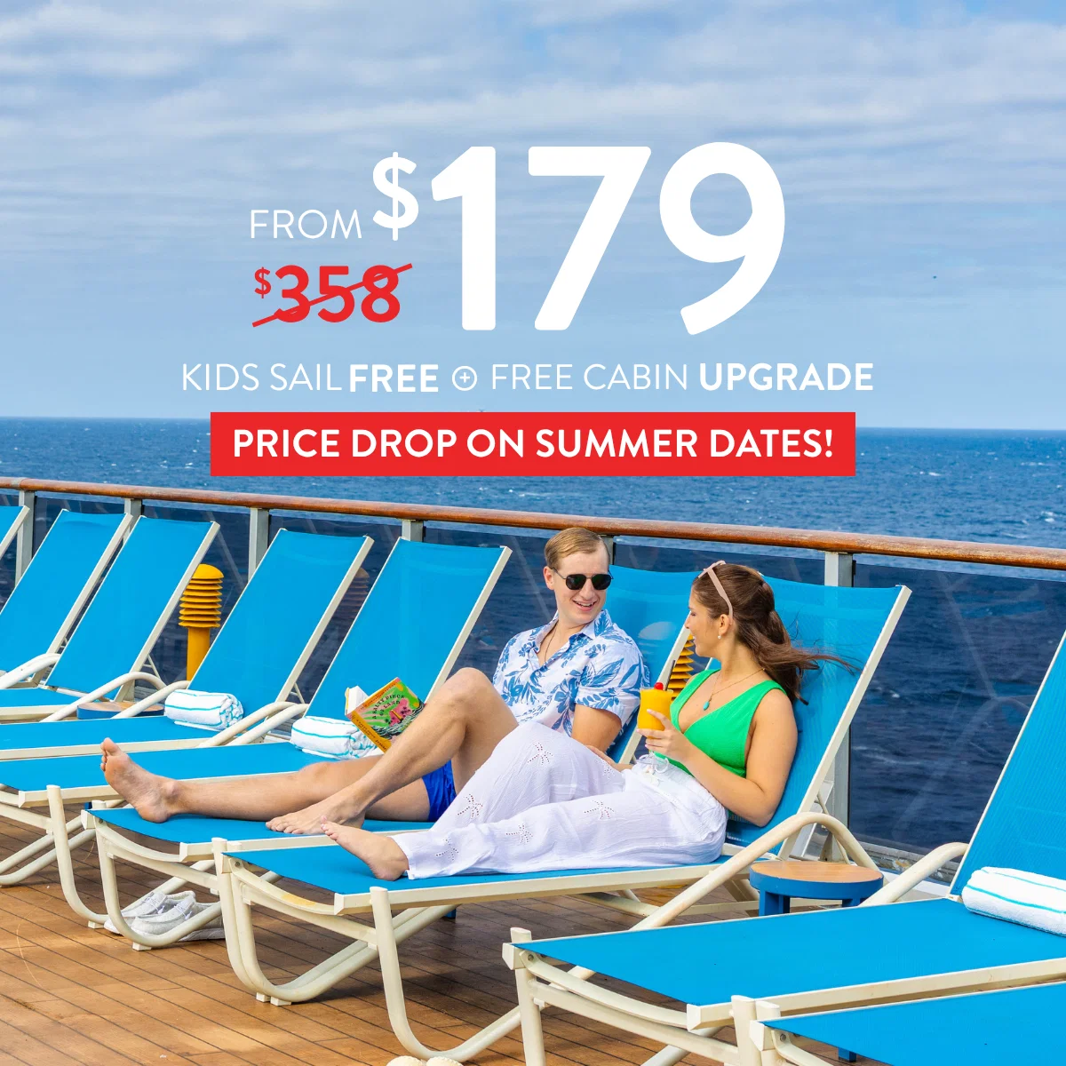 Price drop on summer dates!