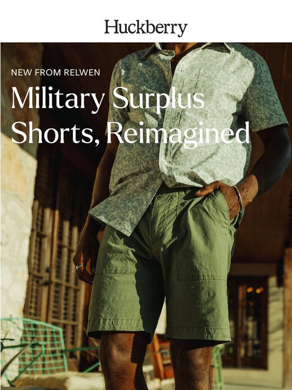 Relwen's New Military Surplus Shorts