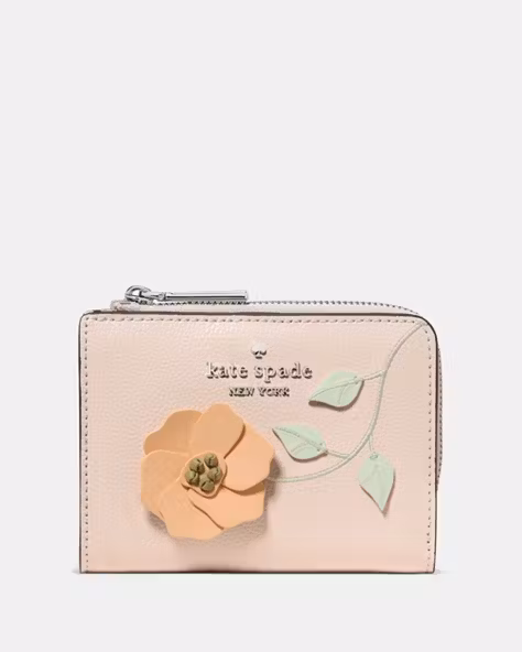 Floral Small L-zip Wallet