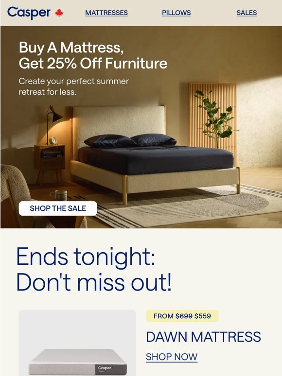 Last chance: Summer Bedroom Event ends soon ⏰