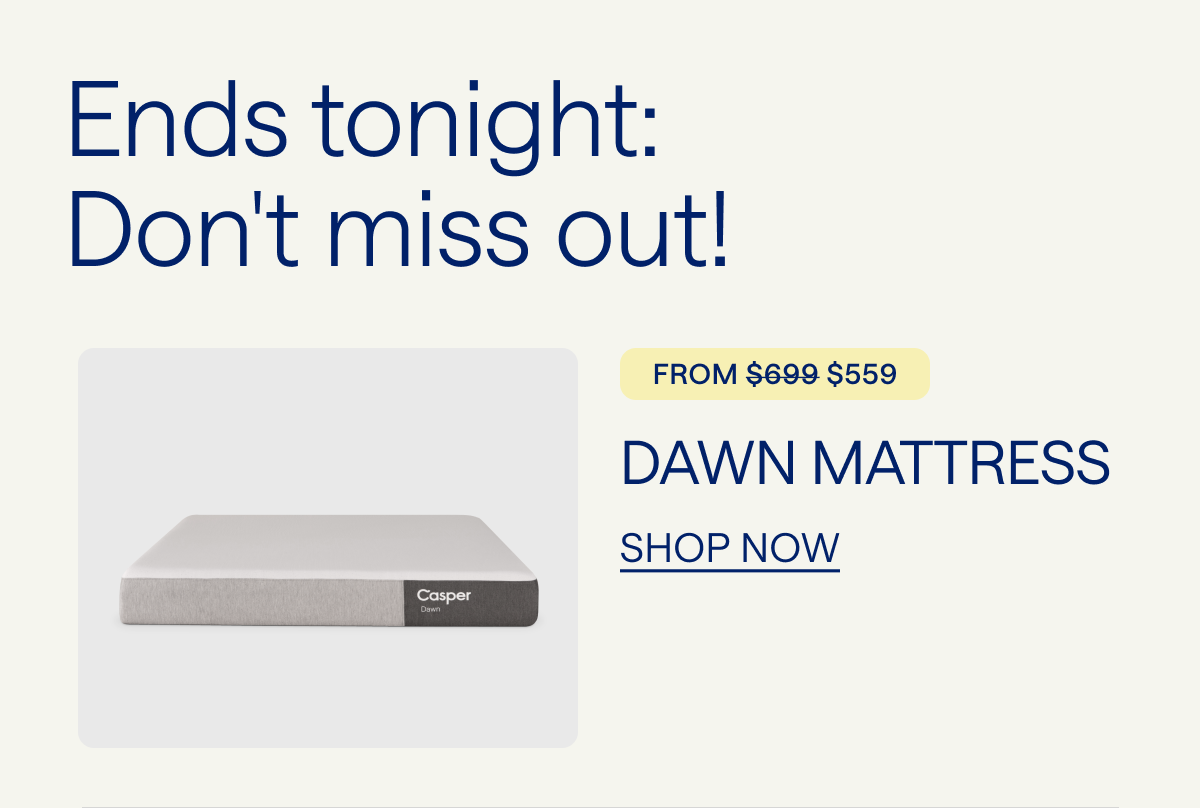 Sale Ends Tonight!