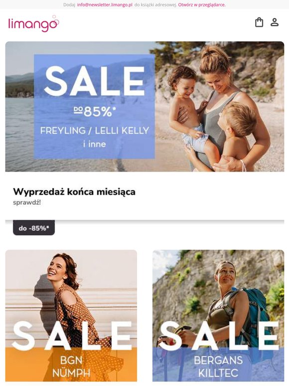 Wielkie wyprzedaże do -85%*! 🤑 Geox, The North Face, Kappa i wiele więcej 🛍