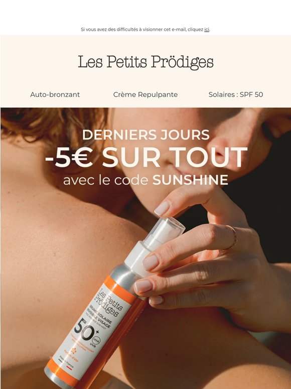 Derniers jours : -5€ 🔥