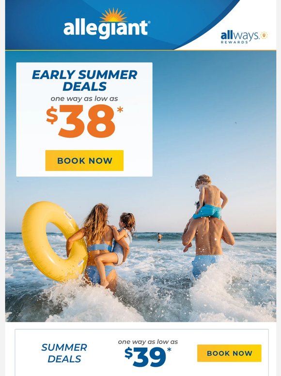 Flights from $38 for Spontaneous Plans