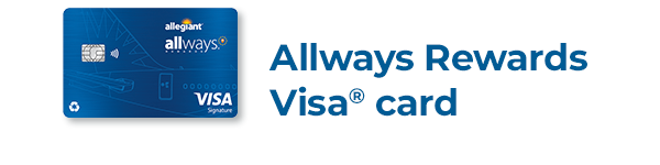 The Allegiant Visa Rewards(r) card