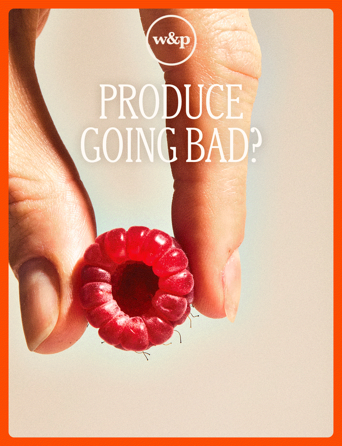 PRODUCE GOING BAD? 