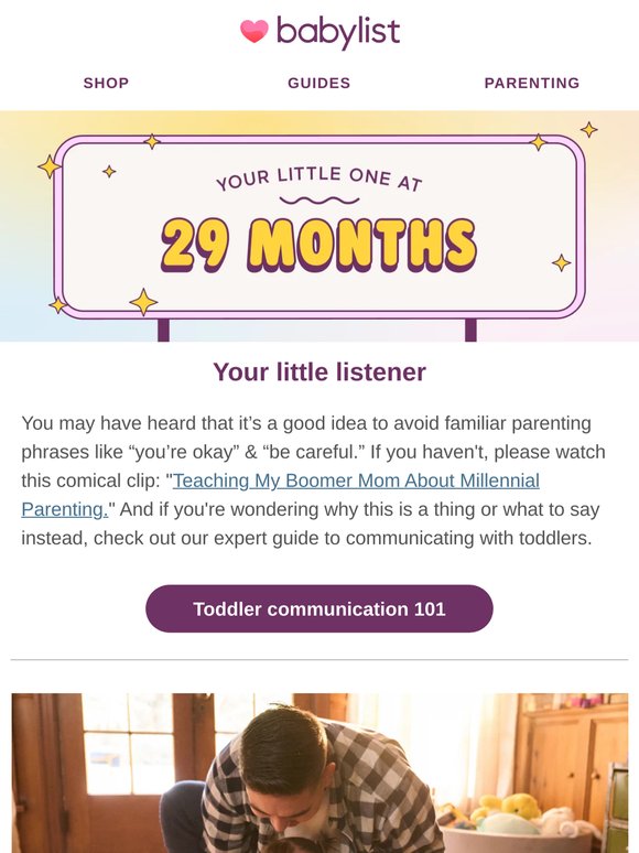 Your 29-month-old: 10 words to avoid