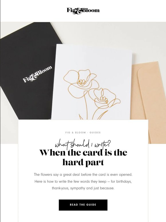 What do you even write on the card? 🤔