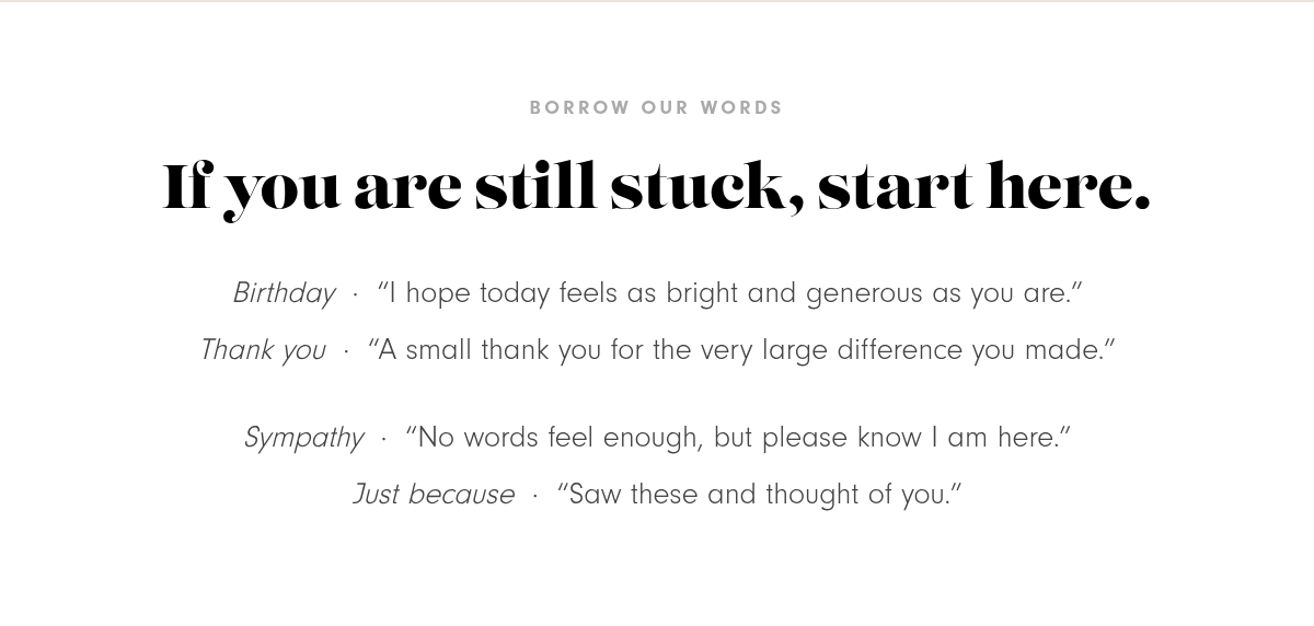 If you are still stuck, start here.