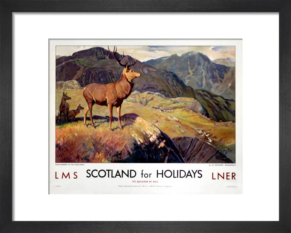 'Scotland for Holidays', LMS/LNER poster, 1923-1947