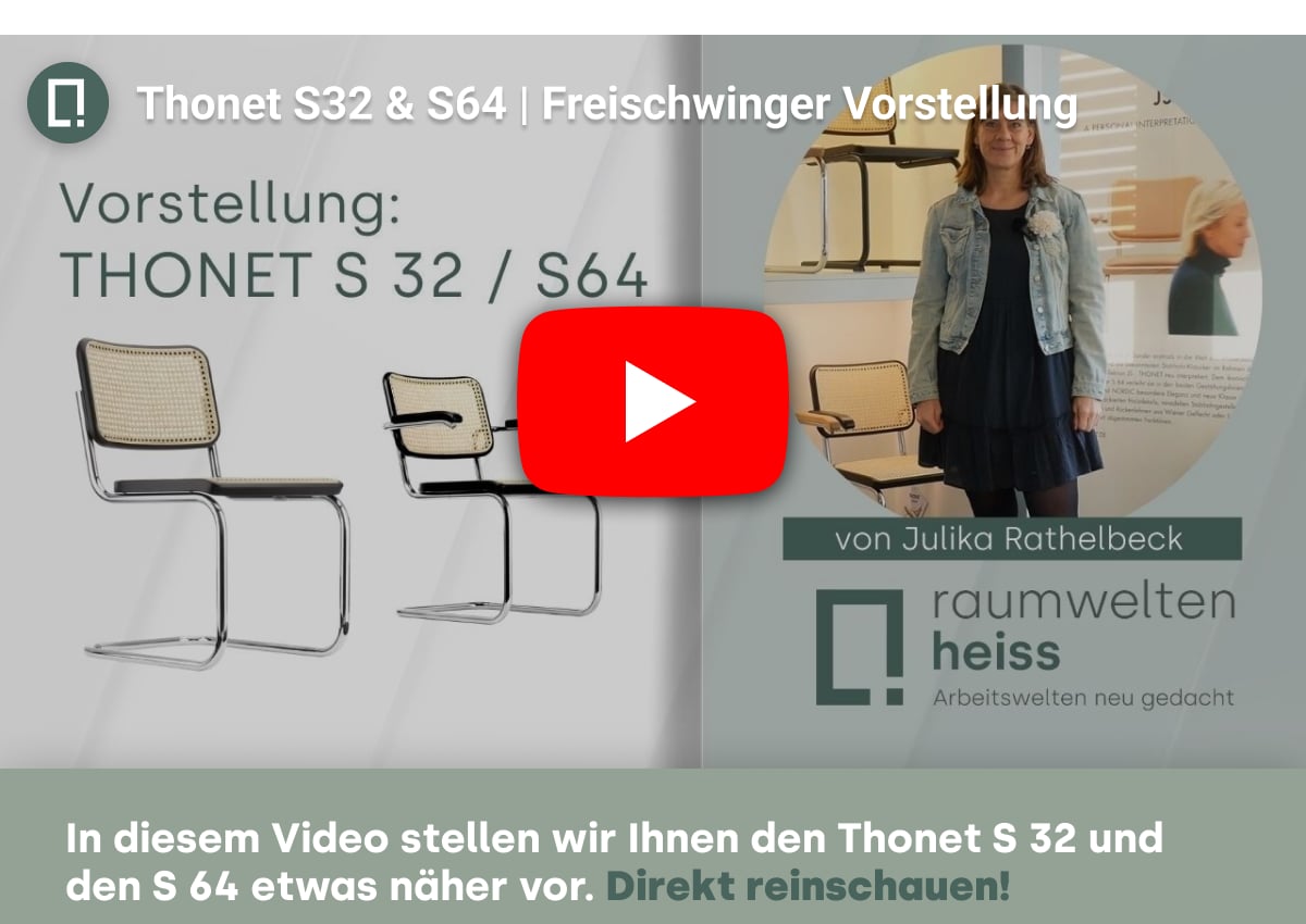 Thonet S32 & S64 | Freischwinger Vorstellung | In diesem Video stellen wir Ihnen den Thonet S 32 un…