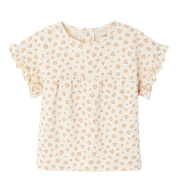 Fancy T-Shirt for Baby  ecru