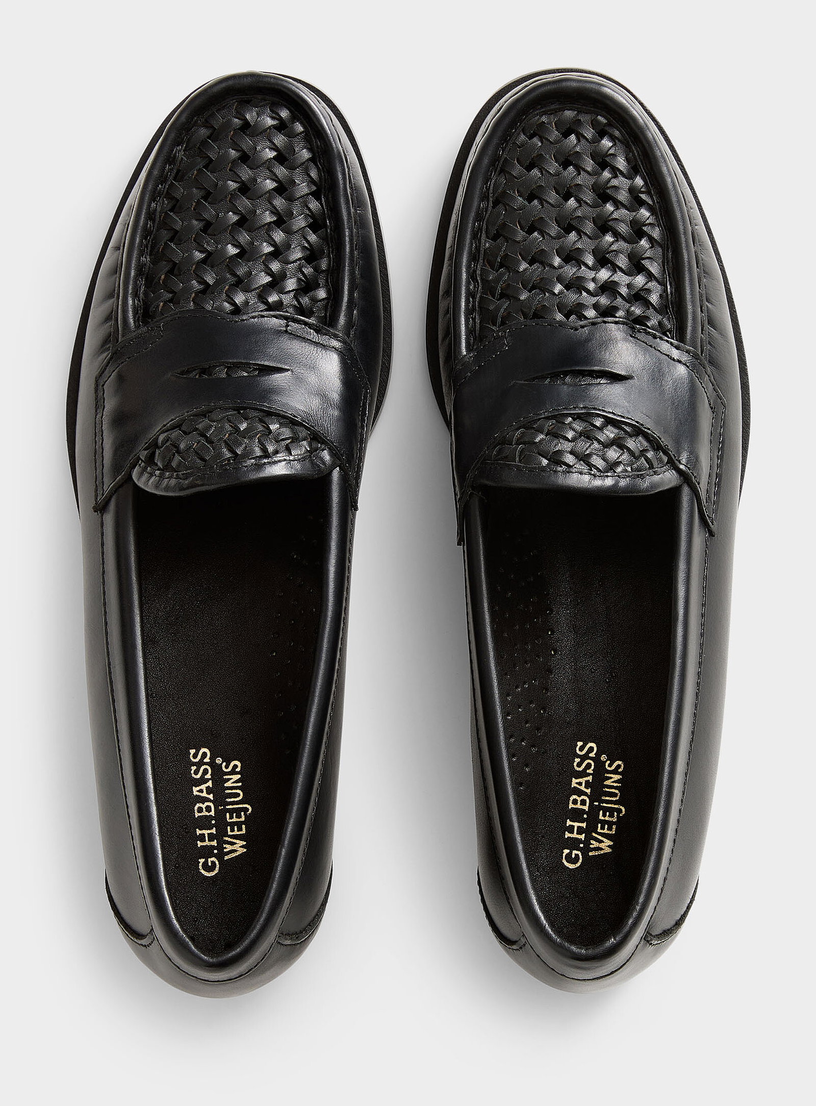 Logan Weejuns basketweave penny loafers<br>Men