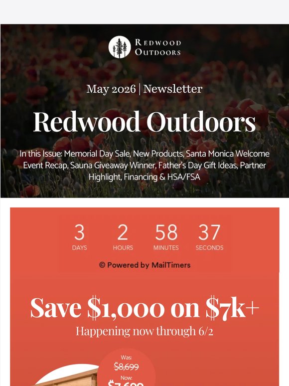 New in May at Redwood Outdoors