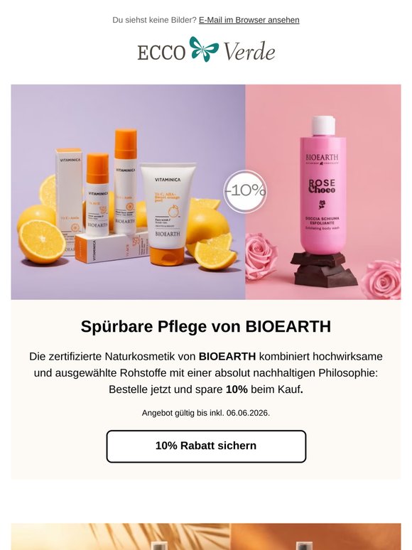 😊🌱 Entdecke die Pflanzenpower von BIOEARTH mit 10% Rabatt