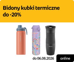 Bidony i kubki termiczne do -20%