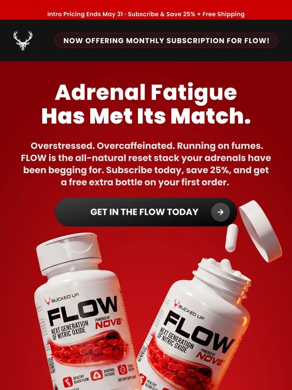 Adrenal fatigue has met its match.