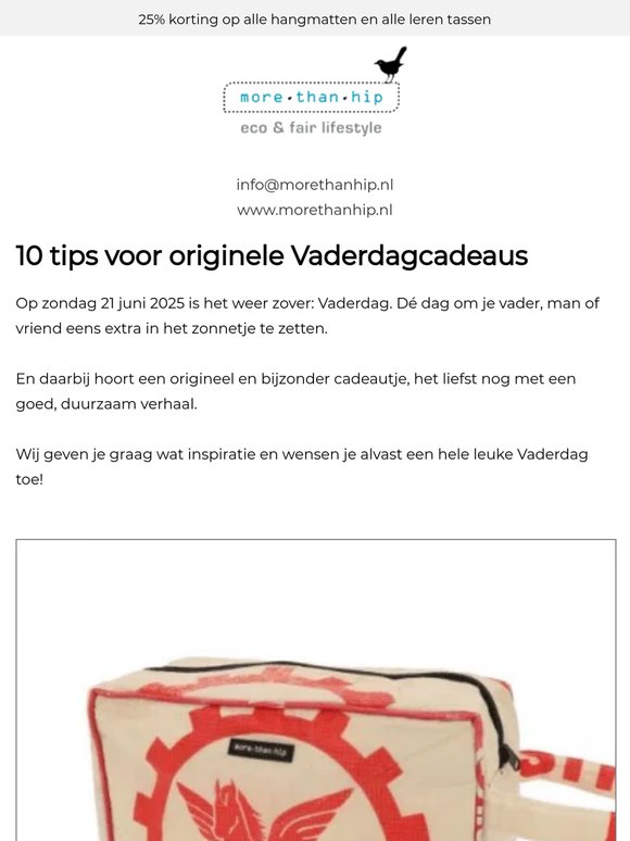 Vaderdag  😀 10 Tips voor originele en duurzame cadeaus