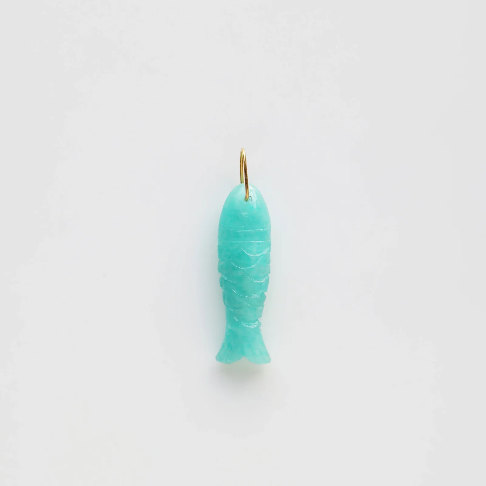 Image of Amazonite Carved Fish Pendant