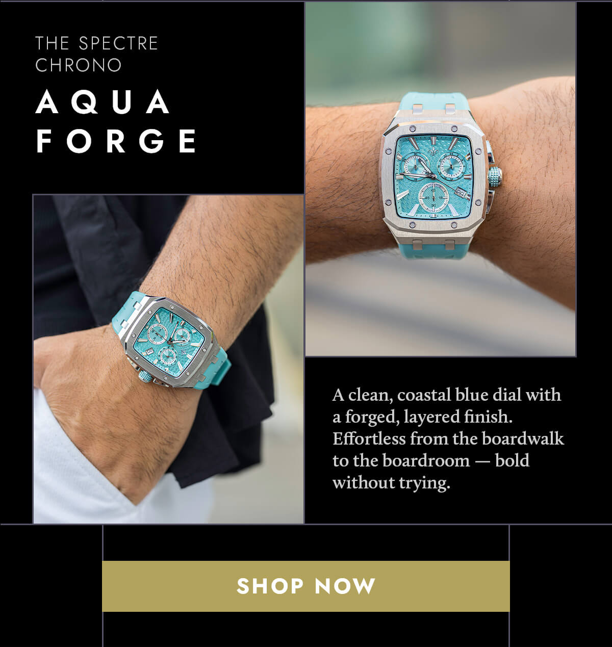 The Spectre Chrono - Aqua Forge