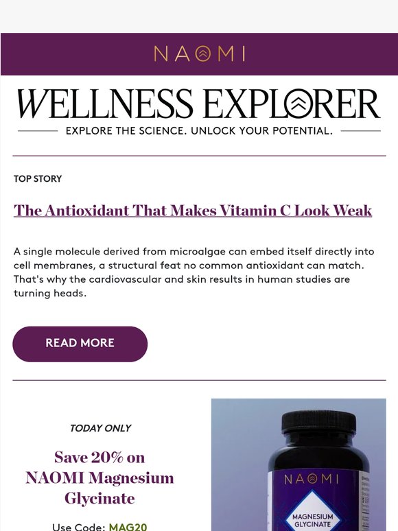 The Antioxidant That Makes Vitamin C Look Weak