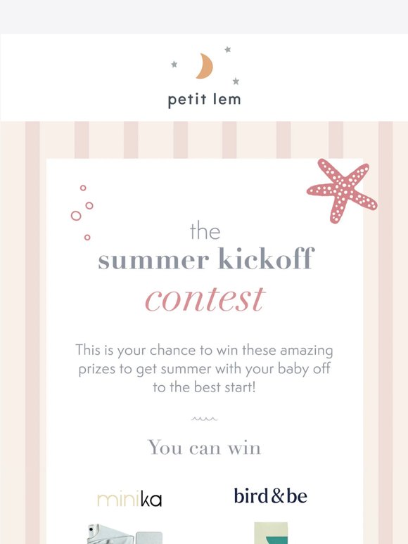The Summer Kickoff Contest ☀️