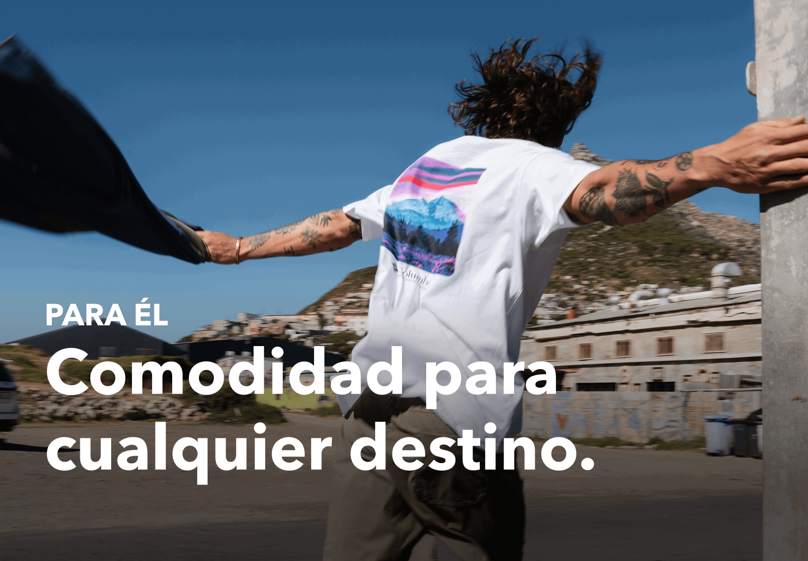 PARA ÉL: comodidad para cualquier destino.