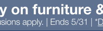 Exclusions apply. | Ends 5/31 | *Details