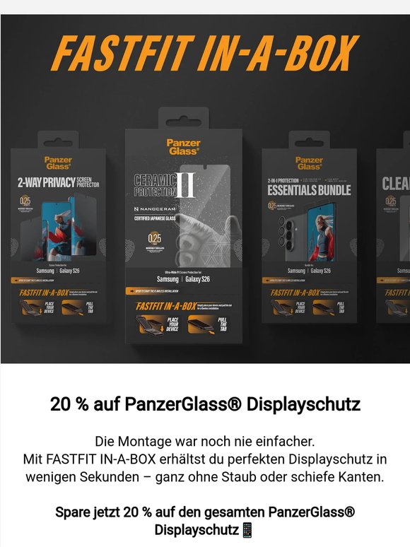 Perfekte Montage in Sekundenschnelle – 20 % sparen 📱
