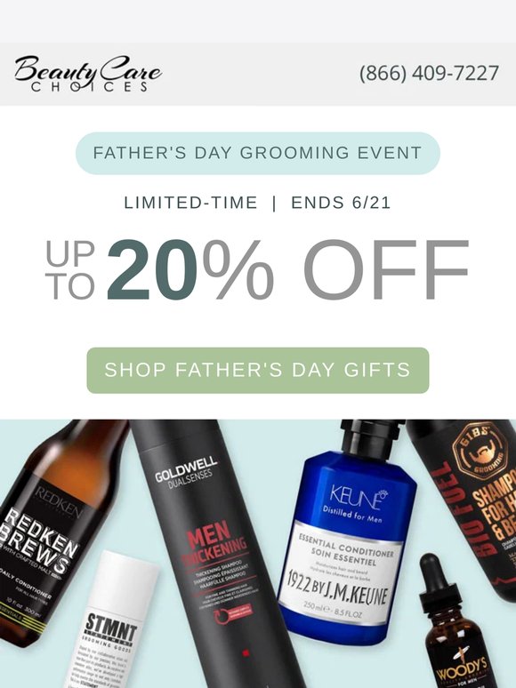 Celebrate Dad: Up to 20% Off 🎉
