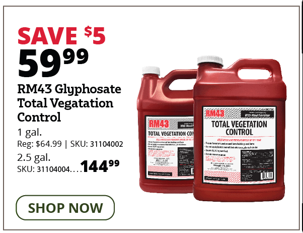 RM43 Glyphosate Total Vegatation Control