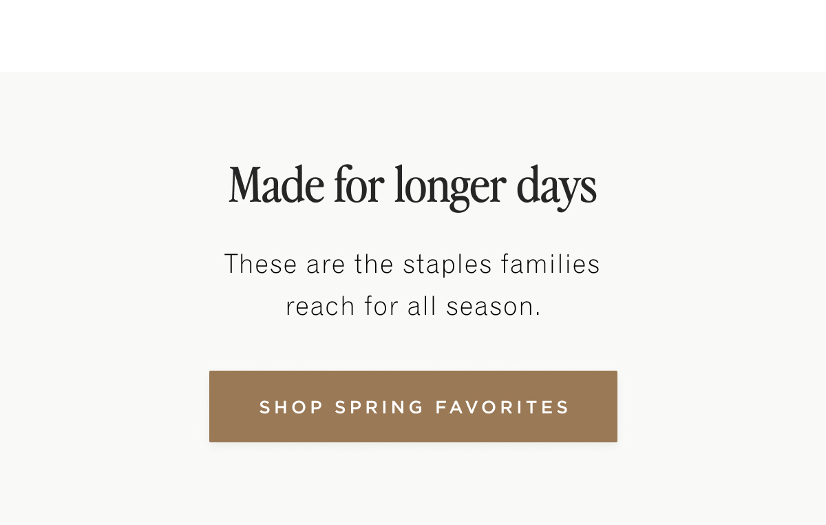 SHOP SPRING FAVORITES