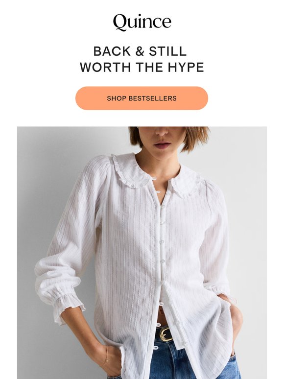 Sold out → just restocked