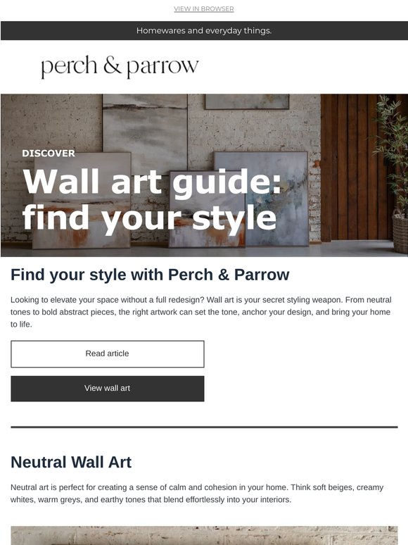 Wall art guide