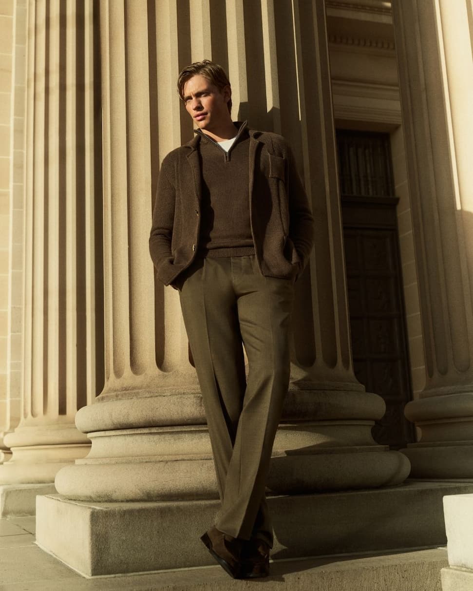 Antonio Cotton Knitted Blazer