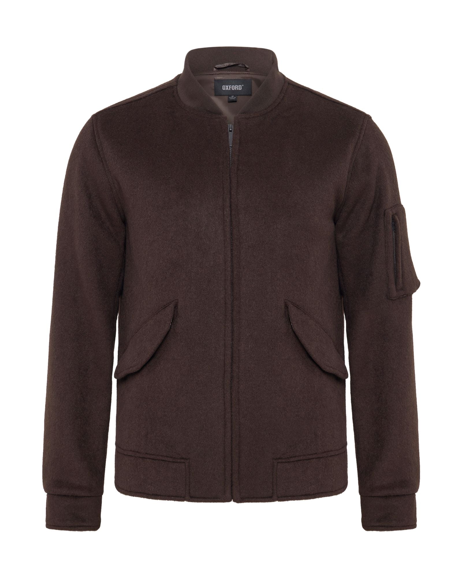 Hamish Wool Blend Bomber Jacket