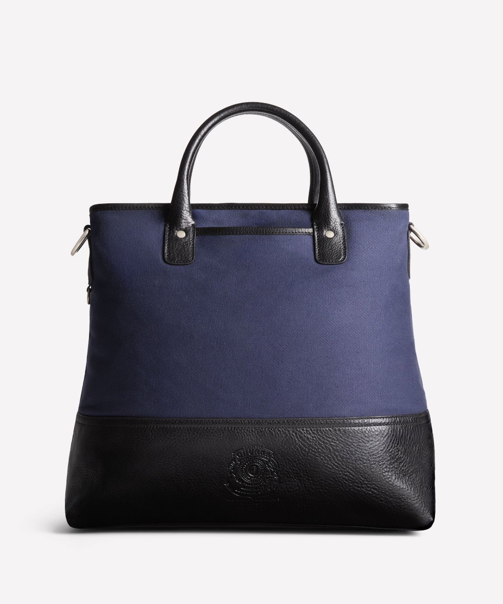 Editor Tote Navy Twill