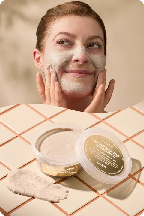 Tiny Musicians Of The Forest Fresh Face Mask