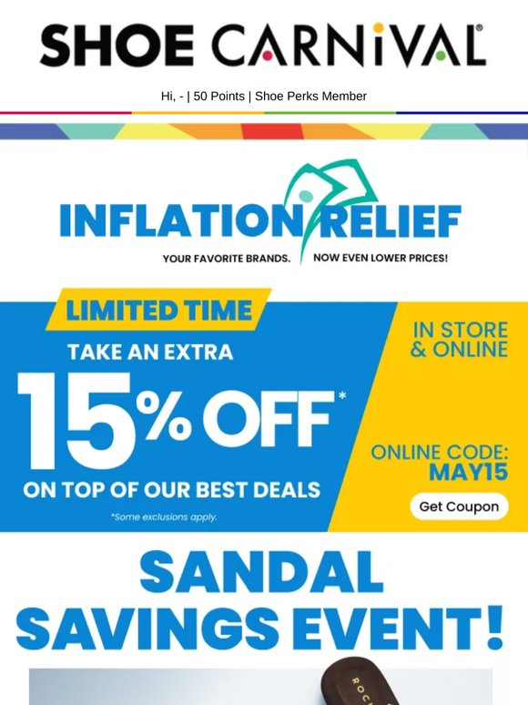 It's Here: The Sandal Savings Event🙌