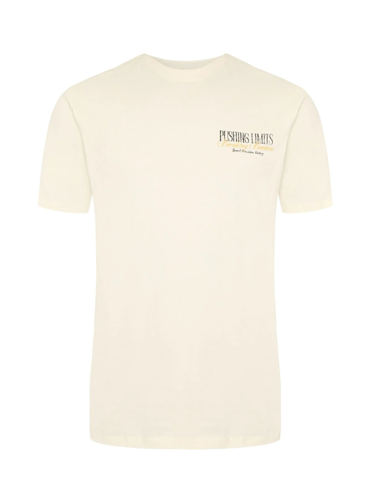 Crew neck T-shirt with back print