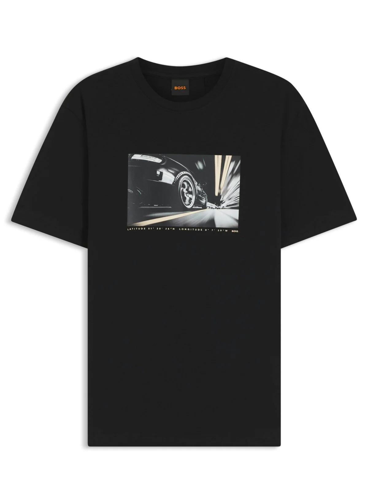 Cotton T-shirt with front print
