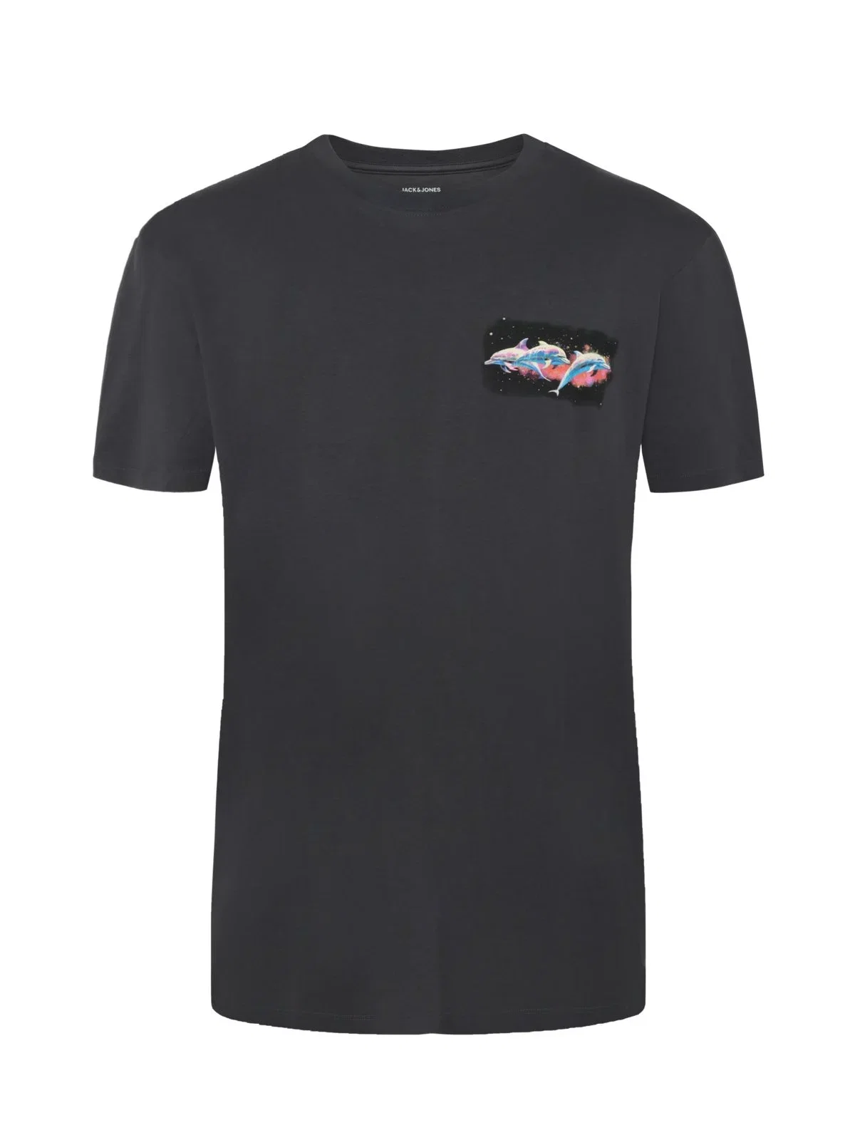 Cotton T-shirt with airbrush design on the back
