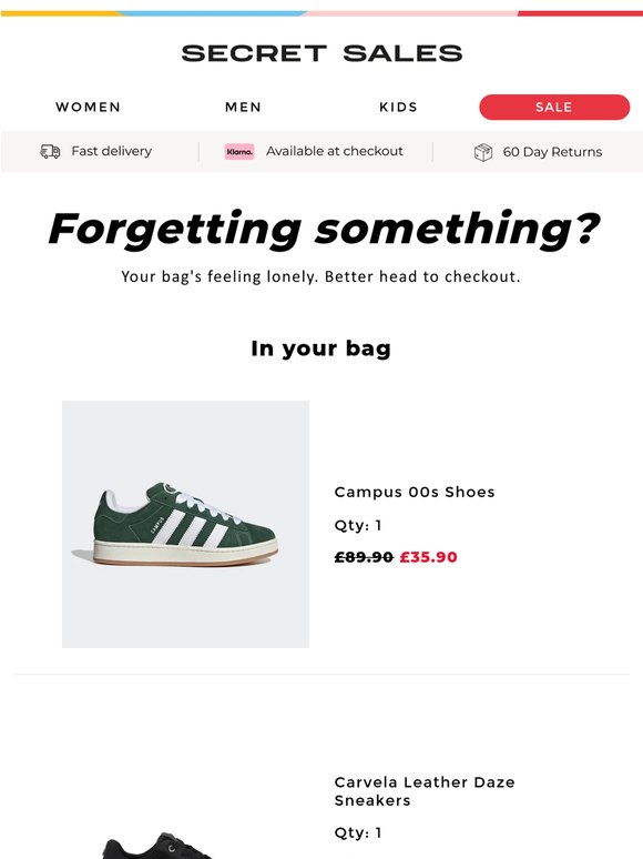 Looks like you forgot something!