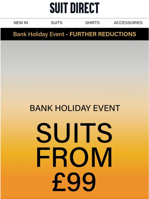Suits from £99