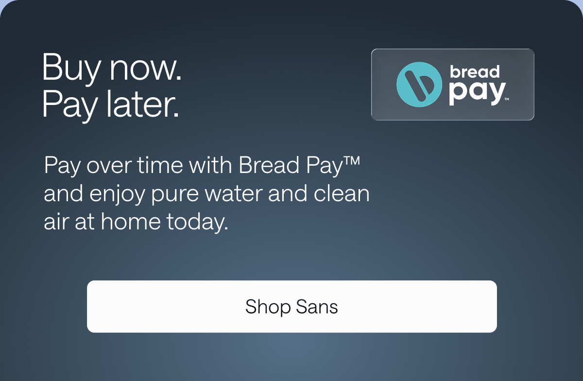 Buy Now. Pay Later. Bread Pay. Shop Sans.