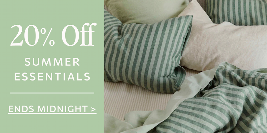20% OFF SUMMER ESSENTIALS ENDS MIDNIGHT