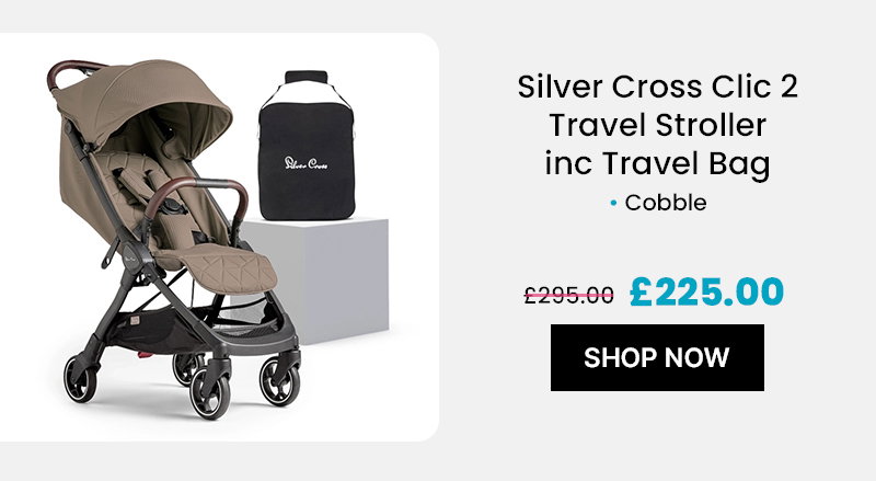 Silver Cross Clic 2 Travel Stroller Inc Travel Bag – Cobble 