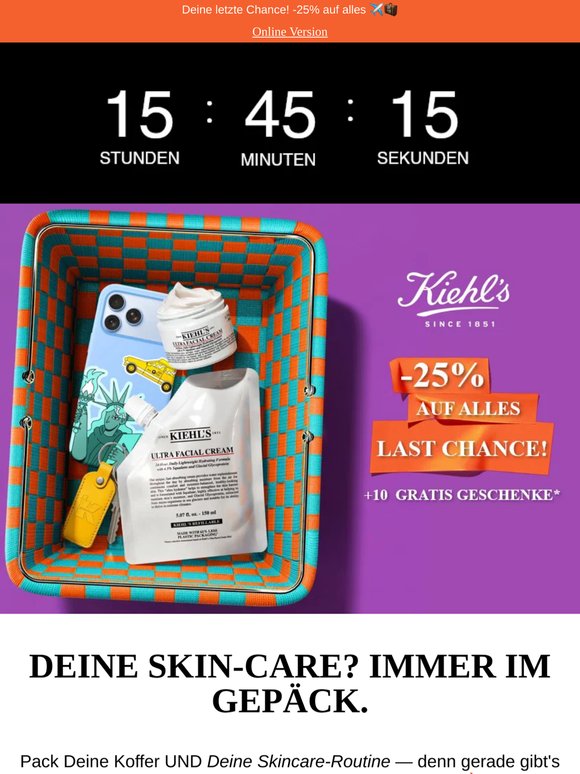 Tut uns leid, aber wir müssen dieses Angebot gleich schließen ⚠️ ⏳
