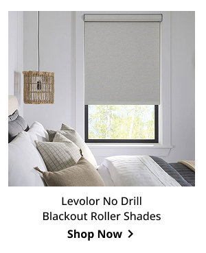 Levolor No Drill Blackout Roller Shades | Shop Now >