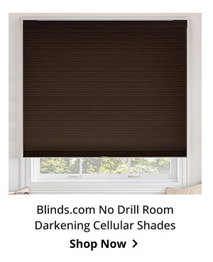 Blinds.com No Drill Room Darkening Cellular Shades | Shop Now >